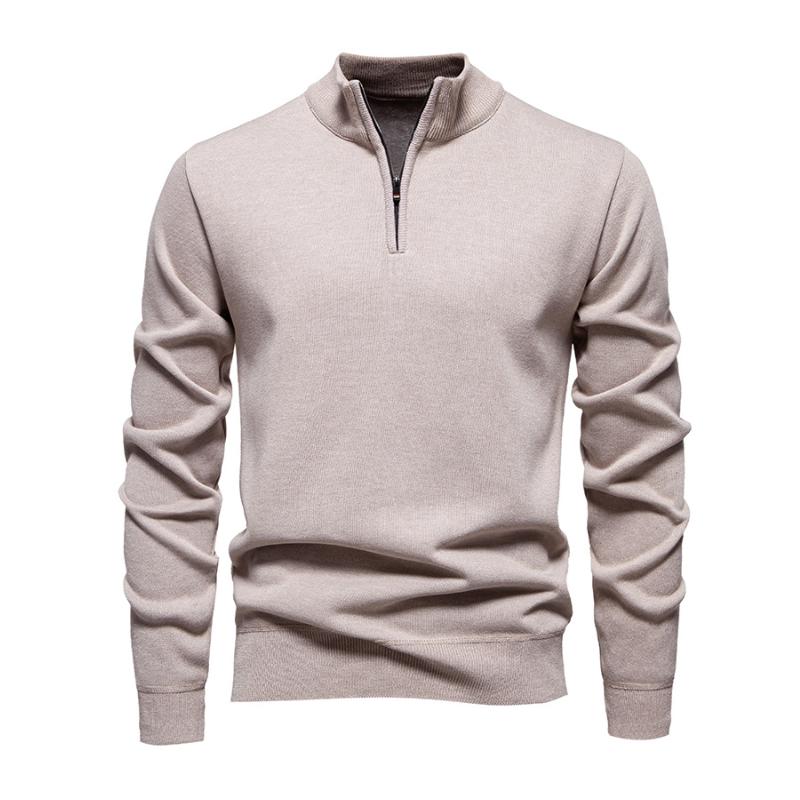 Half-Zip Pullover Sweater with Lightweight Knit - Armoire Melbourne