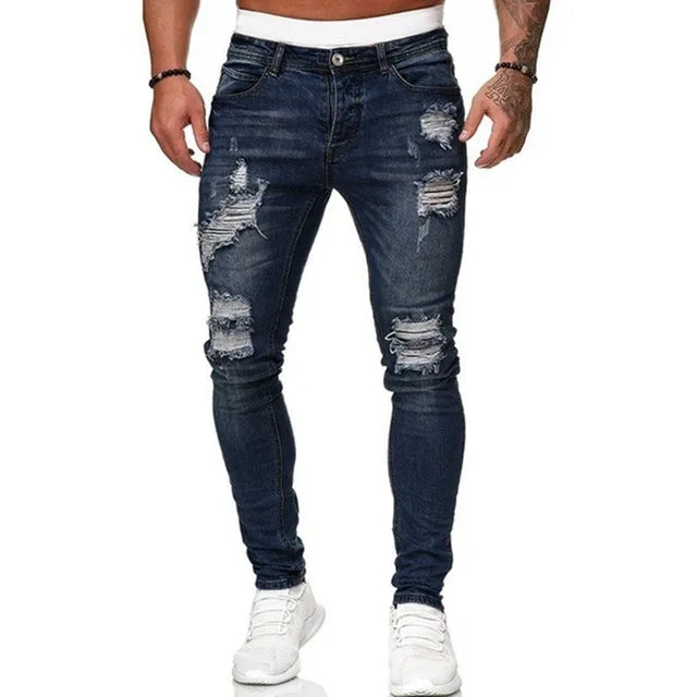 Heavy-Duty Washed Jeans for Men - Armoire Melbourne