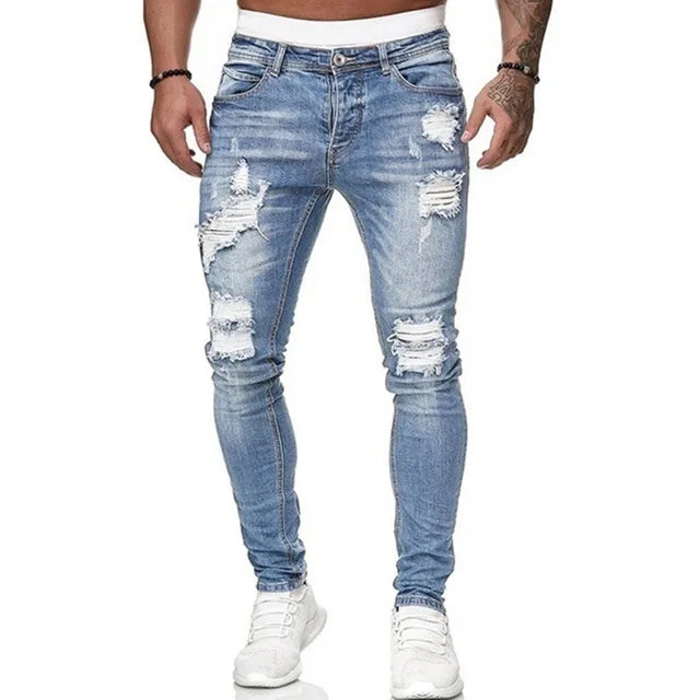 Heavy-Duty Washed Jeans for Men - Armoire Melbourne