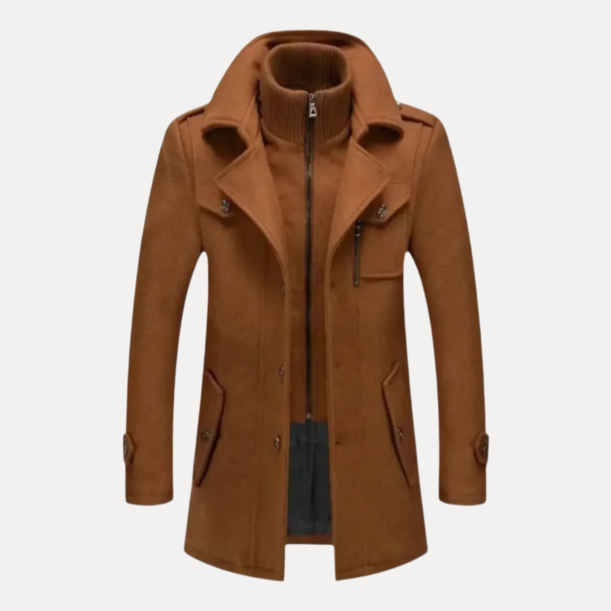 Armoire Men’s Double-Breasted Trench Coat