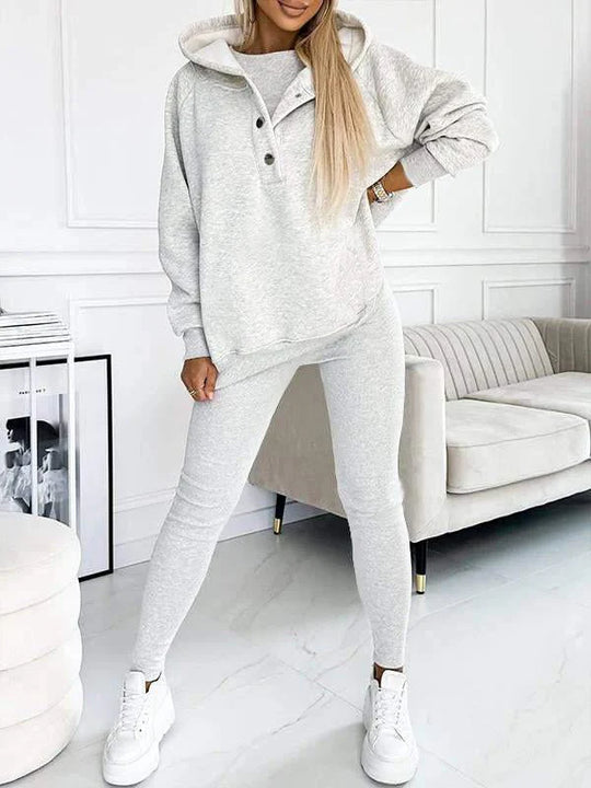 Women's Versatile 3-Piece Lounge Sweatsuit