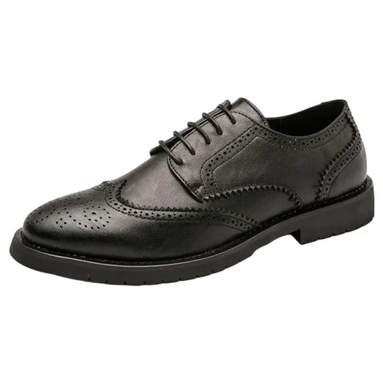 Men's Wingtip Leather Oxford Shoes