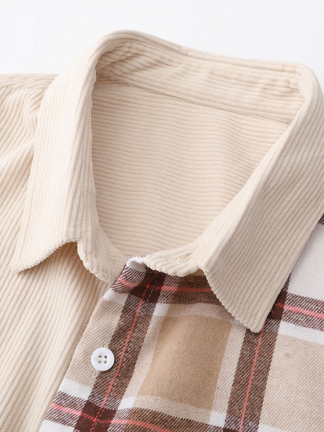 Checked Curduroy Shirt for men