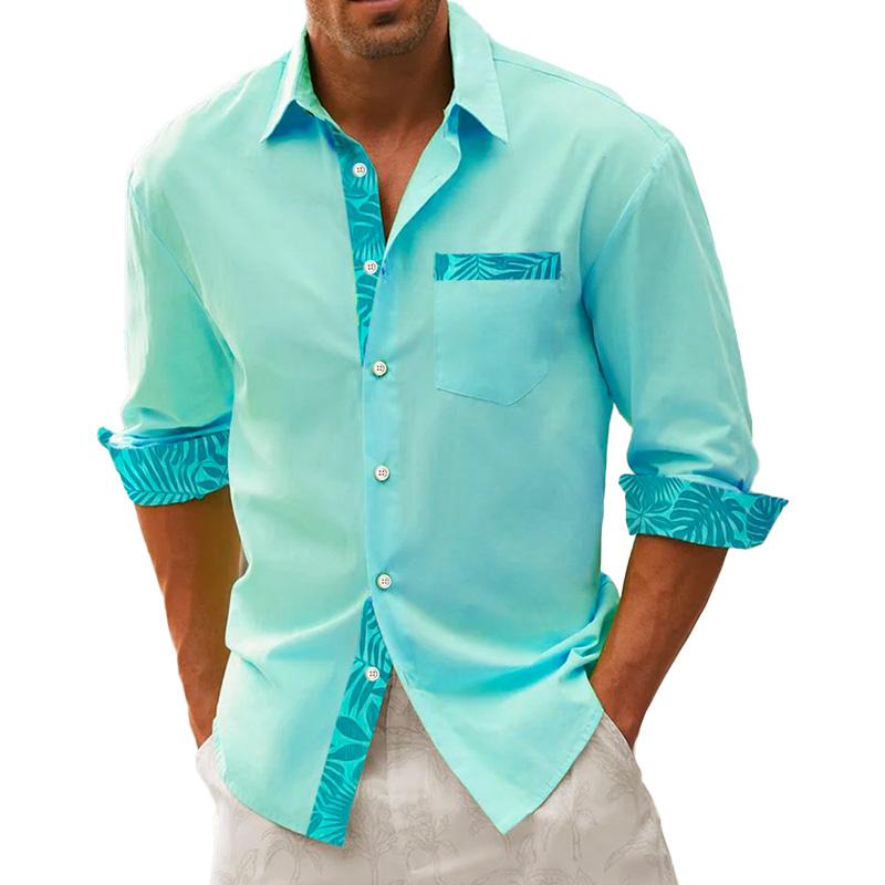 Men's Hawaiian Long Sleeve Shirt