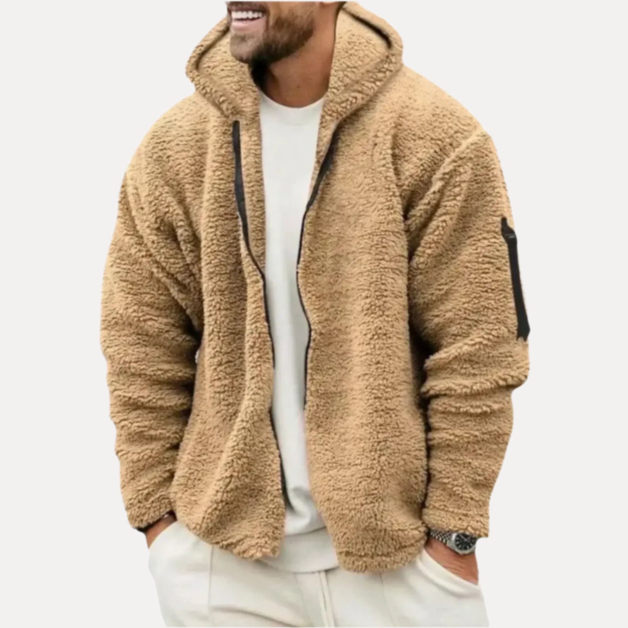Armoire Men’s Fleece Hooded Jacket
