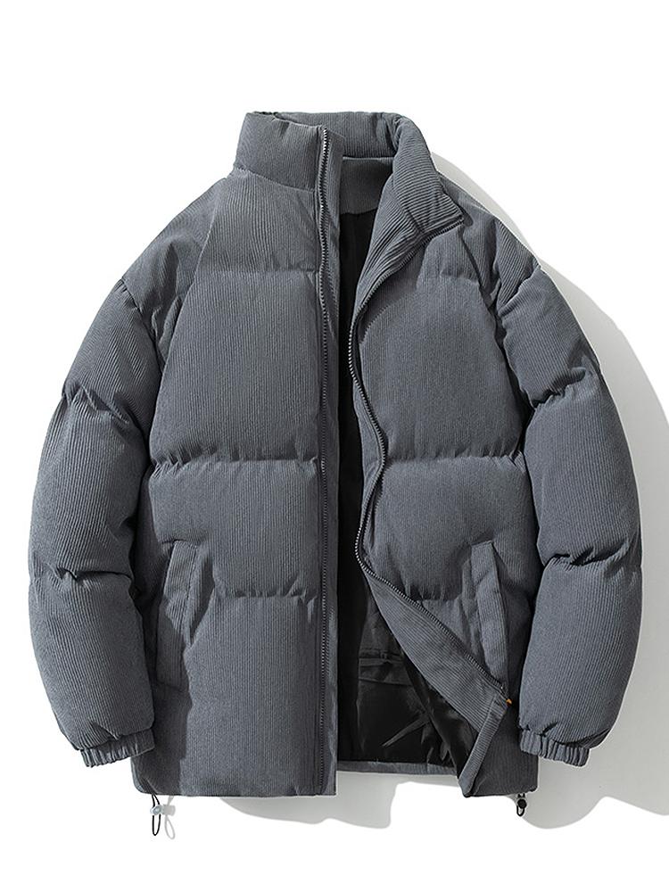 Men's Corduroy Puffer Jacket