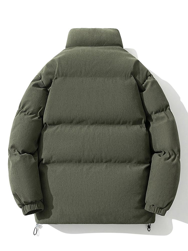 Curduroy Puffer Jacket for Men