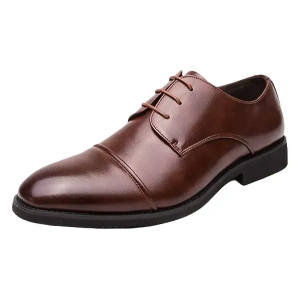 Classic Leather Business Shoes Rubber Sole