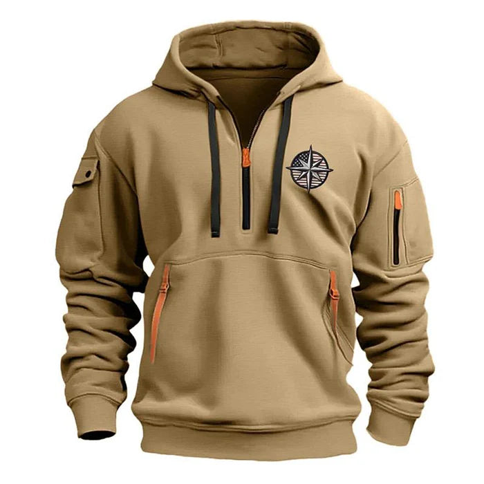 Men's Hoodie With Zip Pockets