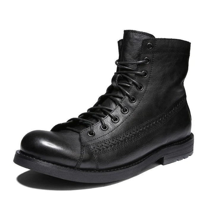 Men’s Vintage Leather Ankle Boots