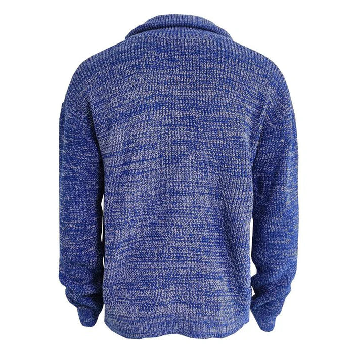 Men's Long Sleeve Solid Color Knit Sweater Jacket