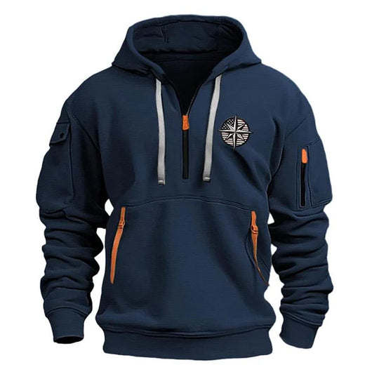 Men's Hoodie With Zip Pockets