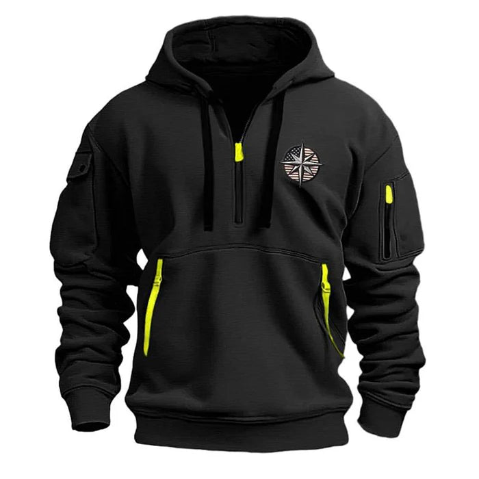 Men's Hoodie With Zip Pockets - Armoire Melbourne