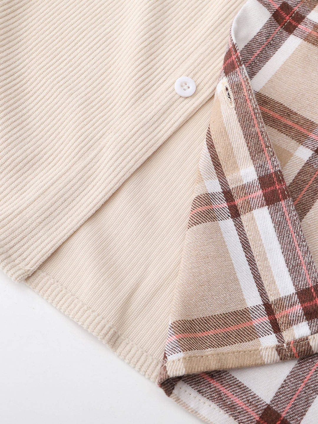 Men's Checked Corduroy Shirt