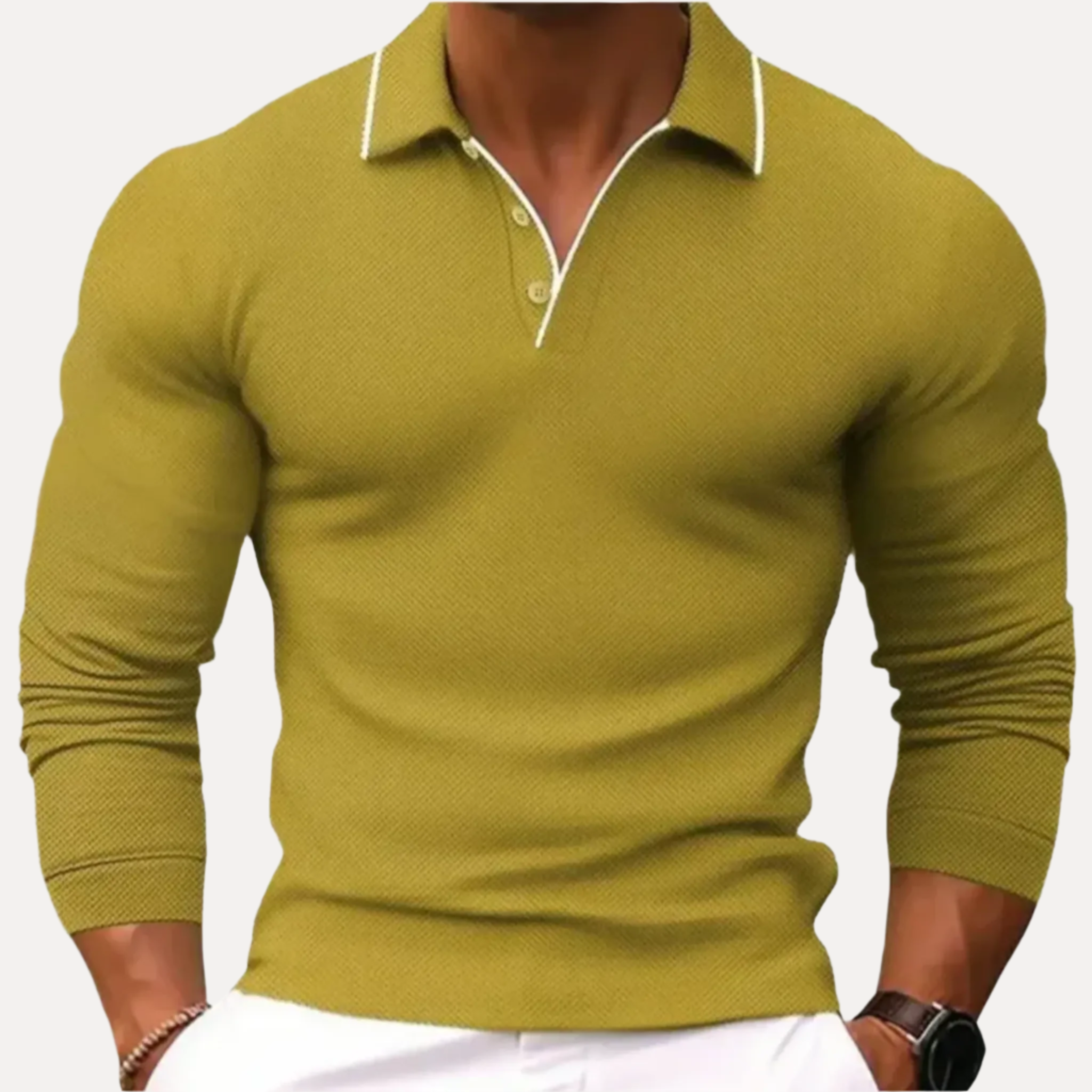 Armoire Men’s Long Sleeve Polo