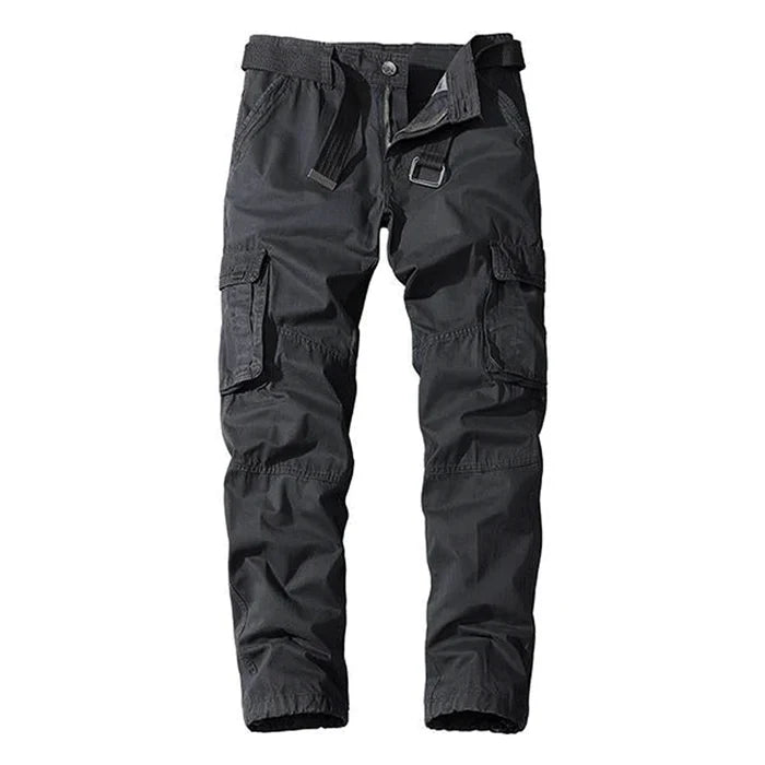 Casual Straight Multi-Pocket Cargo Pants for Men