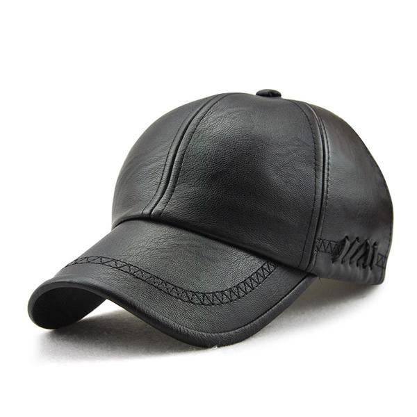 Leather Baseball Cap for Men - Armoire Melbourne