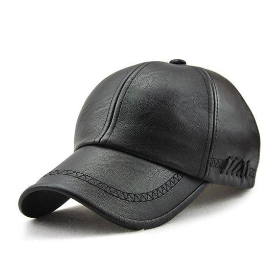 Leather Baseball Cap for Men - Armoire Melbourne