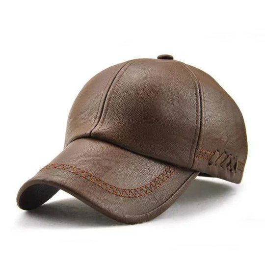 Leather Baseball Cap for Men - Armoire Melbourne