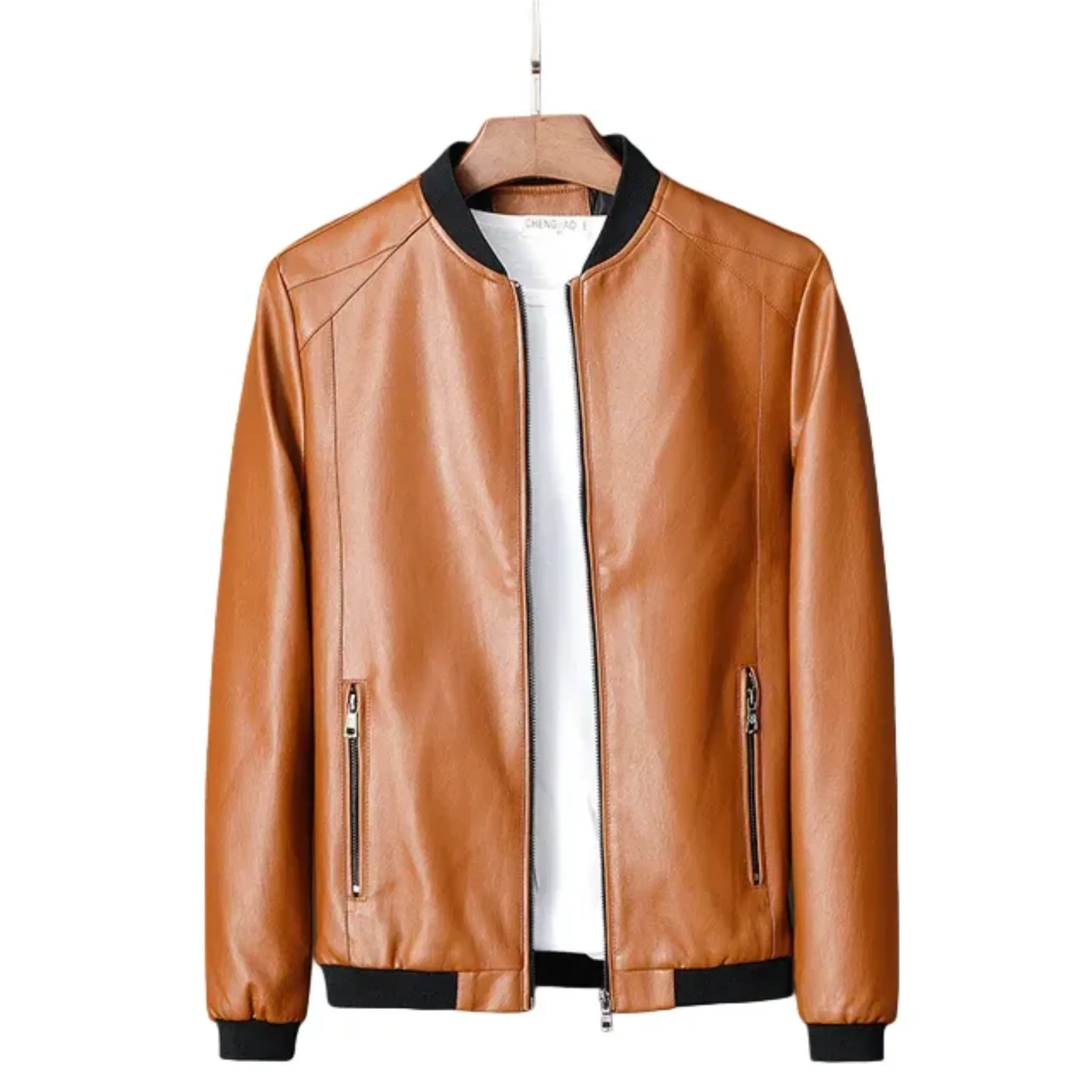 Leather Bomber Jacket for Men - Armoire Melbourne