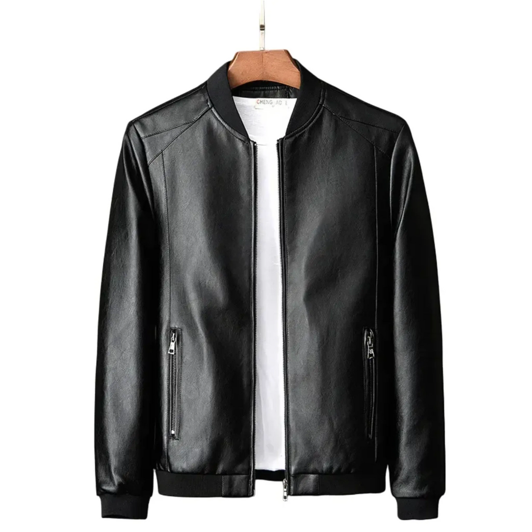 Leather Bomber Jacket for Men - Armoire Melbourne