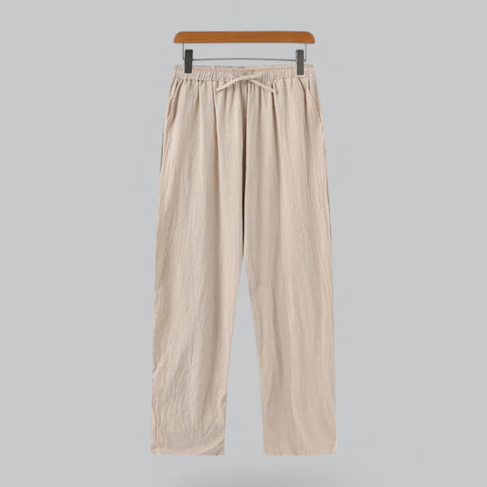 Linen Blend Relaxed Fit Summer Pants - Armoire Melbourne