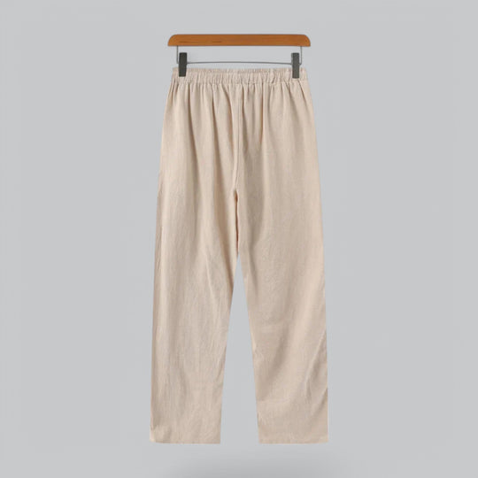 Linen Blend Relaxed Fit Summer Pants - Armoire Melbourne