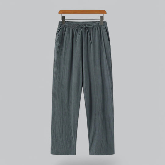 Linen Blend Relaxed Fit Summer Pants - Armoire Melbourne