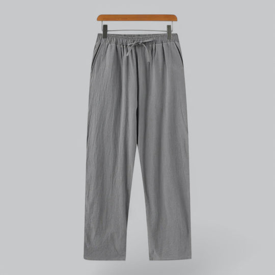 Linen Blend Relaxed Fit Summer Pants - Armoire Melbourne