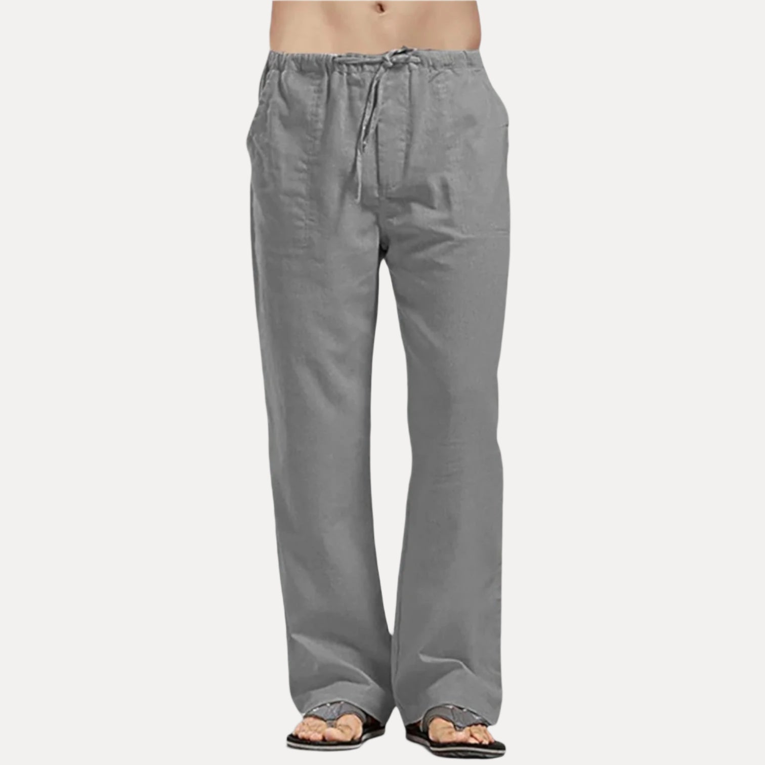 Linen Blend Trousers for Men - Armoire Melbourne