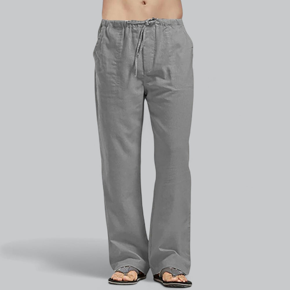 Linen Blend Trousers for Men - Armoire Melbourne