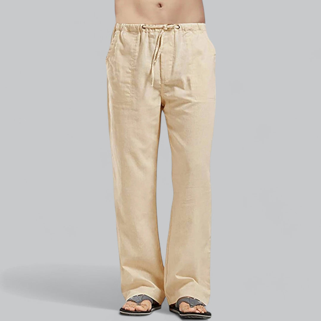 Linen Blend Trousers for Men - Armoire Melbourne