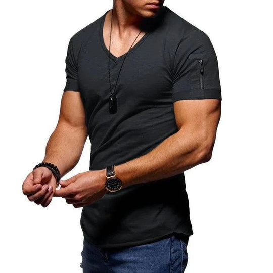 Low V-Neck T-Shirt for Men - Armoire Melbourne
