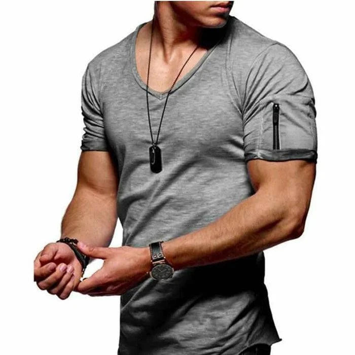Low V-Neck T-Shirt for Men - Armoire Melbourne