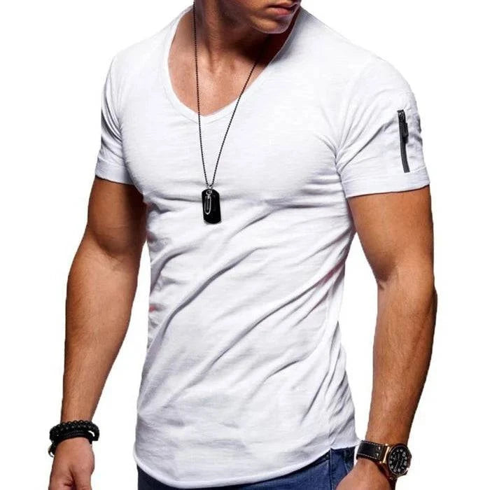 Low V-Neck T-Shirt for Men - Armoire Melbourne