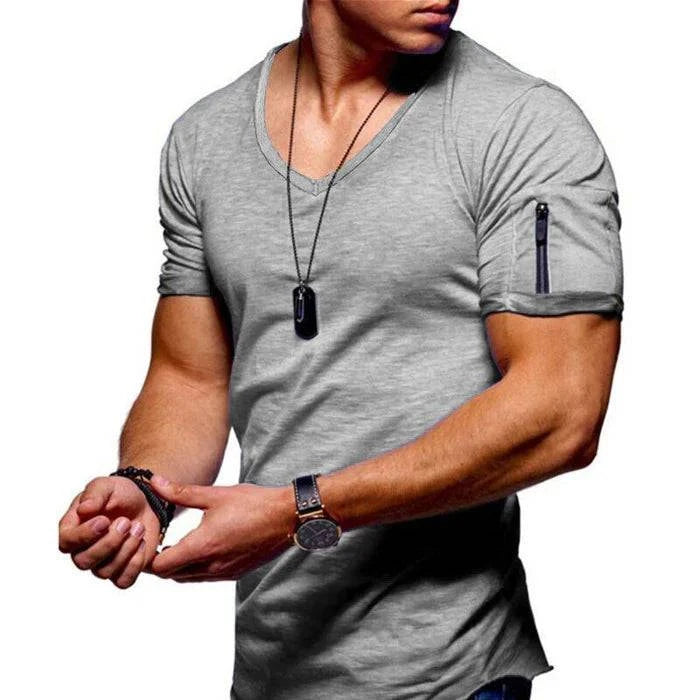 Low V-Neck T-Shirt for Men - Armoire Melbourne