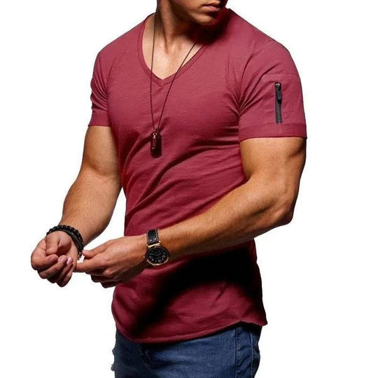 Low V-Neck T-Shirt for Men - Armoire Melbourne