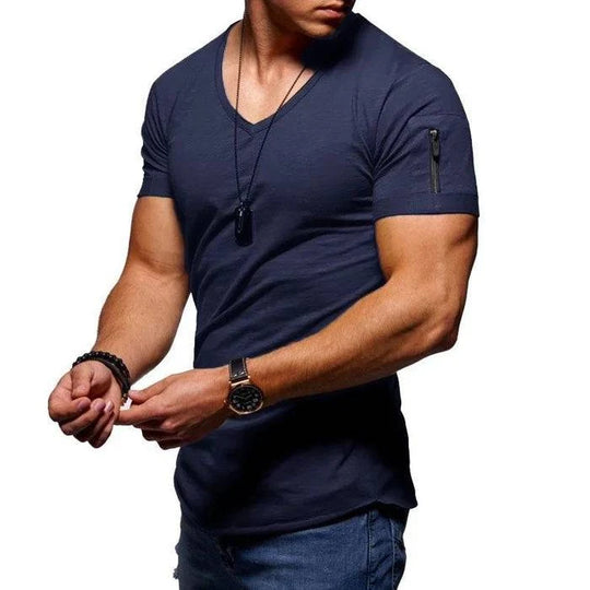 Low V-Neck T-Shirt for Men - Armoire Melbourne