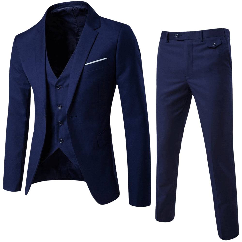 Luxurious 3-Piece Men's Suit - Armoire Melbourne