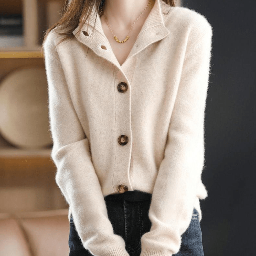 Relaxed Buttoned Sweater