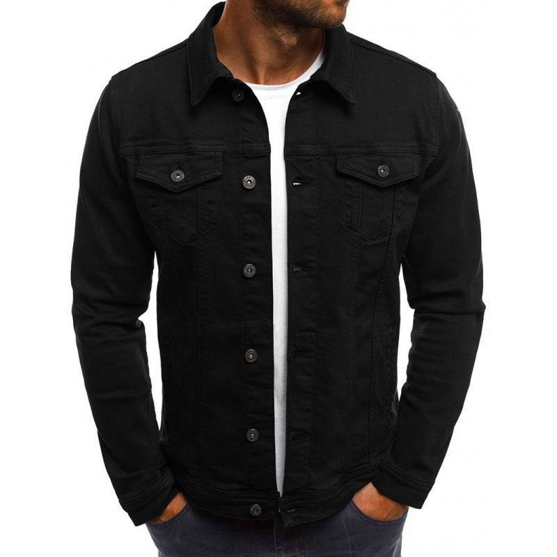 Men's Button Denim Jacket - Armoire Melbourne