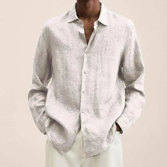 Men's Button Long Sleeve Shirt for Summer - Armoire Melbourne