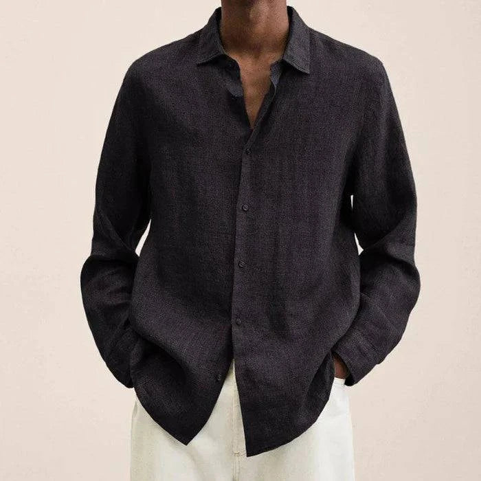 Men's Button Long Sleeve Shirt for Summer - Armoire Melbourne