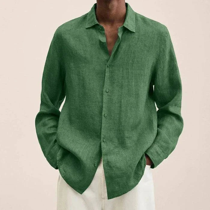 Men's Button Long Sleeve Shirt for Summer - Armoire Melbourne