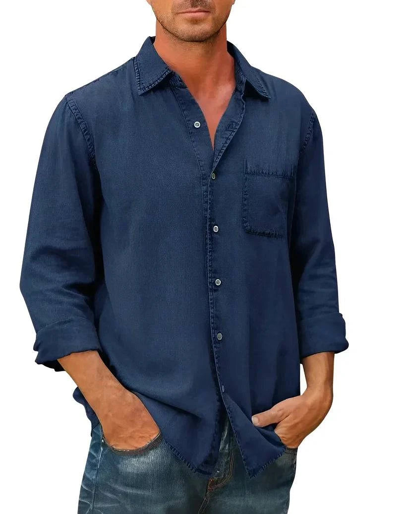 Men's Casual Long-Sleeve Shirt - Armoire Melbourne