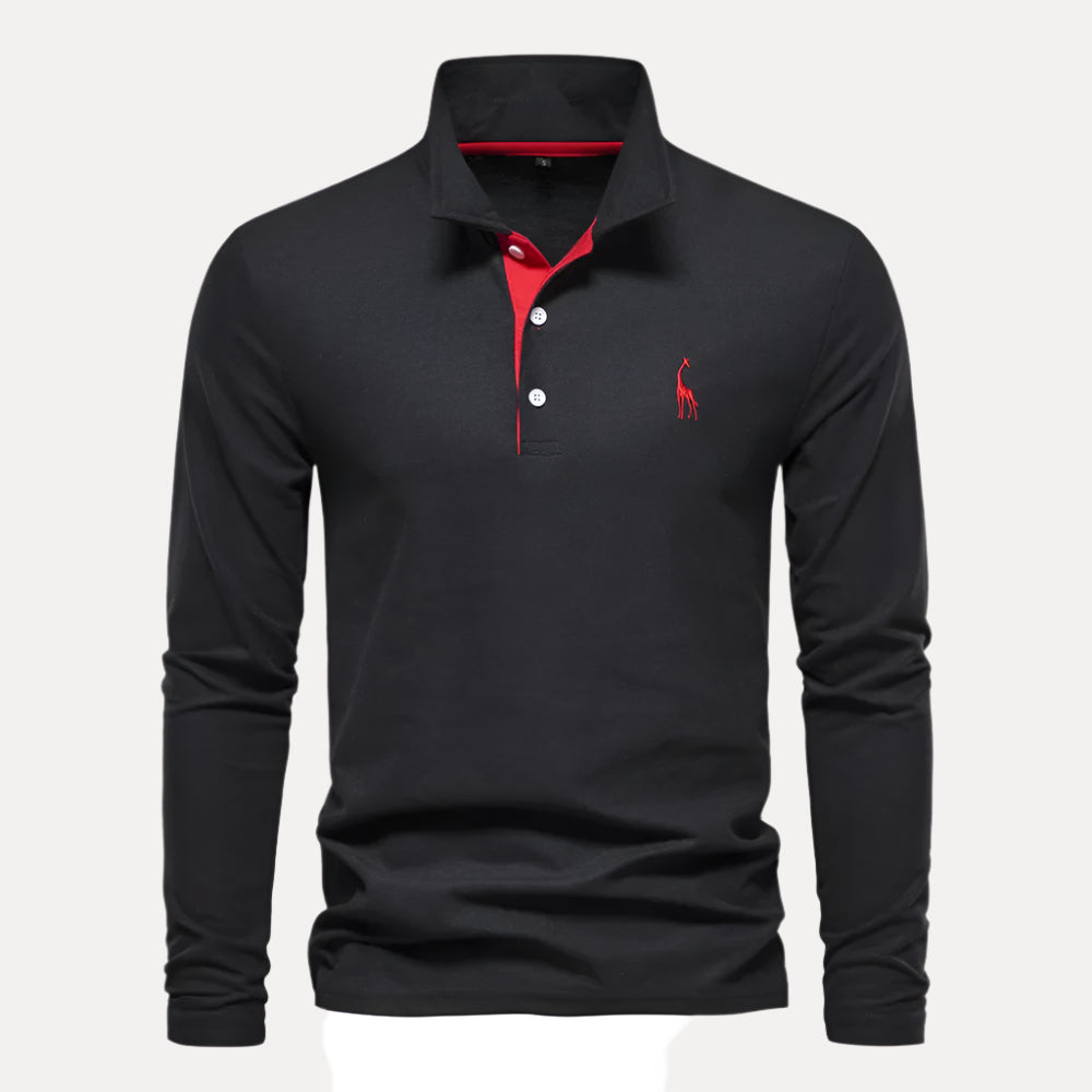 Men's Casual Polo Long Sleeve - Armoire Melbourne
