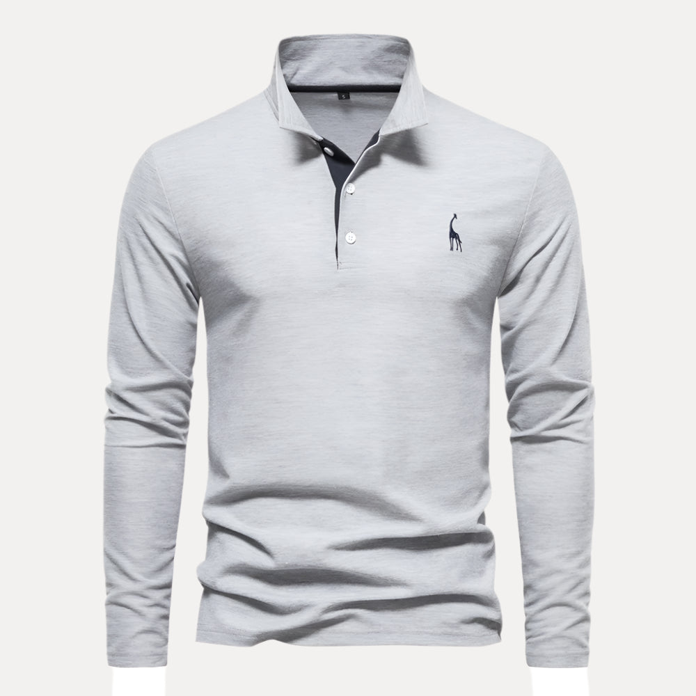 Men's Casual Polo Long Sleeve - Armoire Melbourne