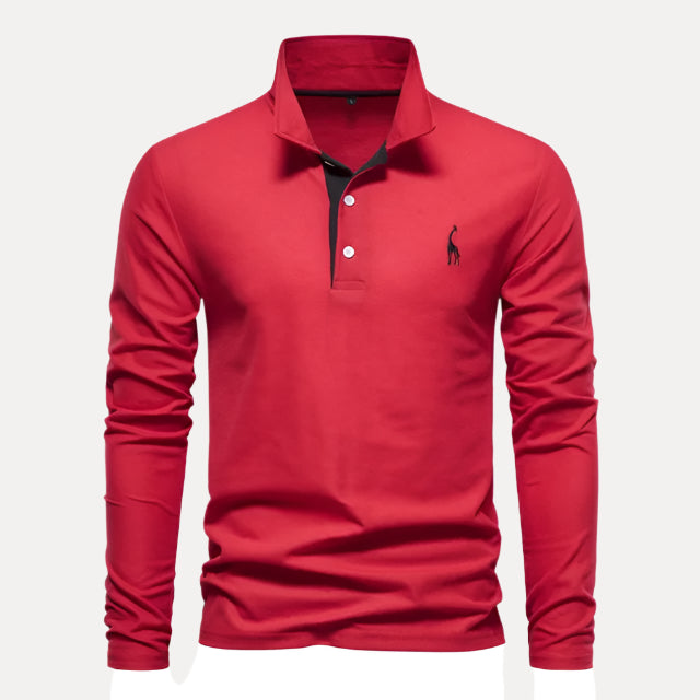 Men's Casual Polo Long Sleeve - Armoire Melbourne