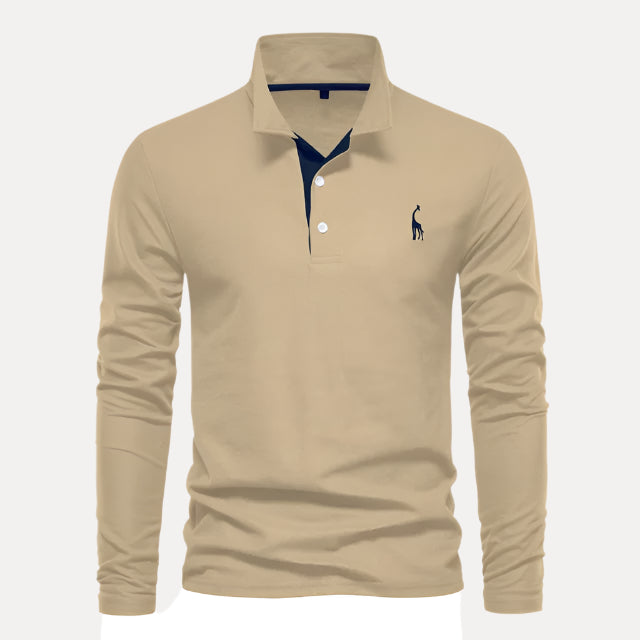 Men's Casual Polo Long Sleeve - Armoire Melbourne