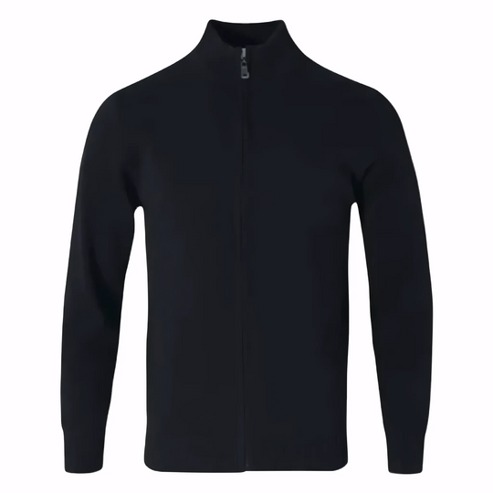 Men's Classic Full-Zip Knitted Cardigan - Armoire Melbourne